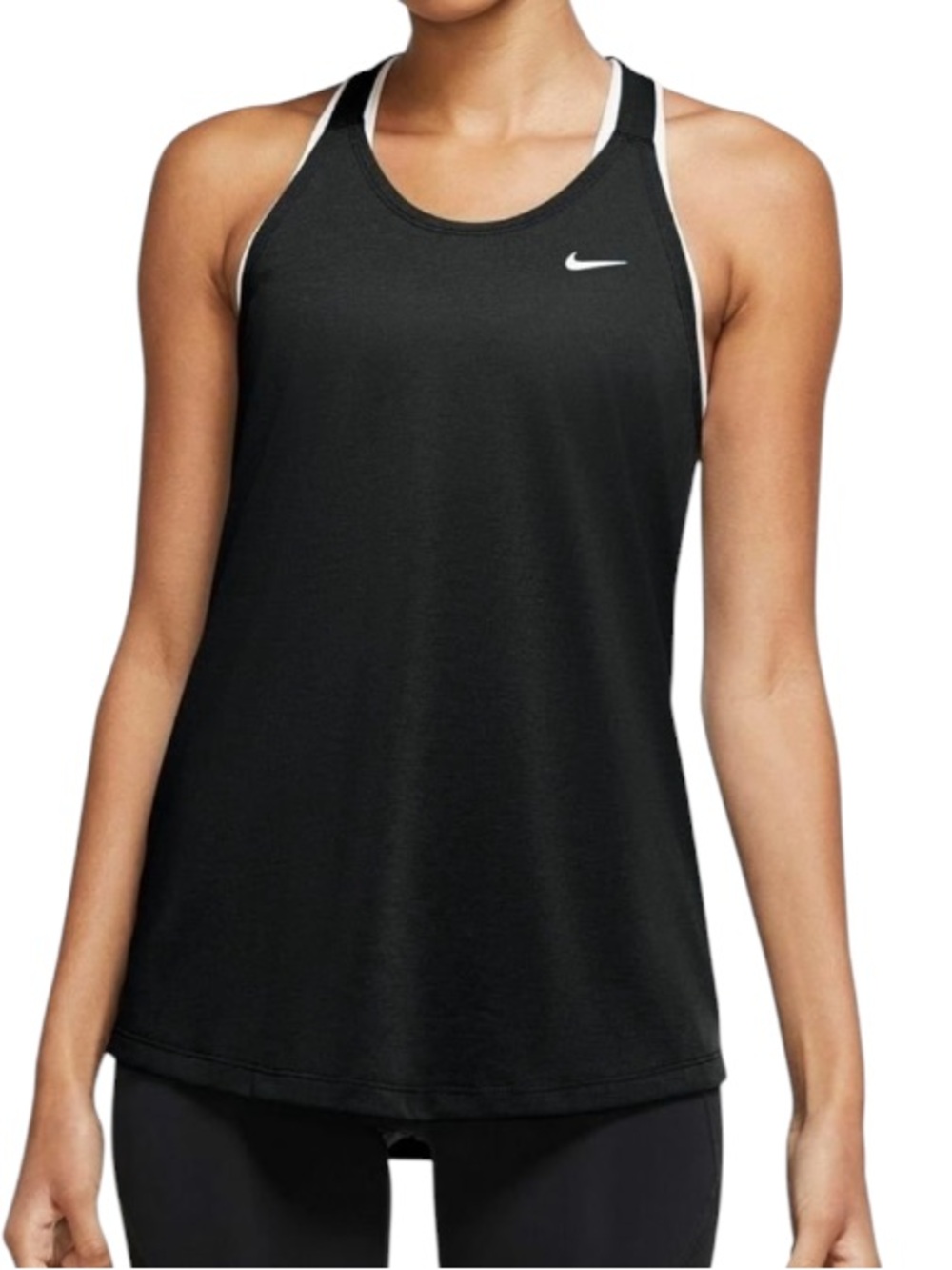 Nike Black Elastika Athletic Tank Top